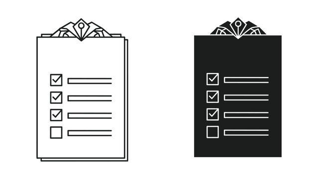 Checklist Vector Illustration for Business and Organization