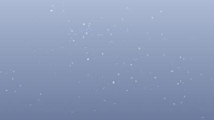 Naklejka premium Winter freeze motion of white snow coming down, isolated on black background. Blurred snowfall texture overlay