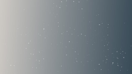 Winter freeze motion of white snow coming down, isolated on black background. Blurred snowfall texture overlay