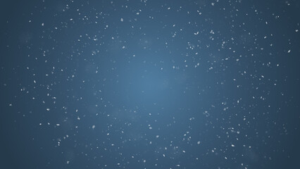 Fototapeta premium Winter freeze snowflake motion of white snow coming down, isolated on black background. Blurred snowfall texture overlays