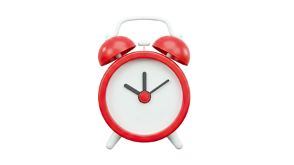 Red Retro Alarm Clock