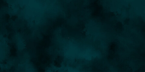 Naklejka premium abstract cloud and vapor texture background. Black and Green smoke aquarelle smudge illustration smooth grungy smokey light pastel colors ink glow. Teal color powder explosion 
