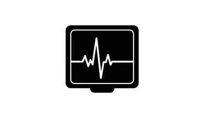 Heartbeat Monitor Screen Icon