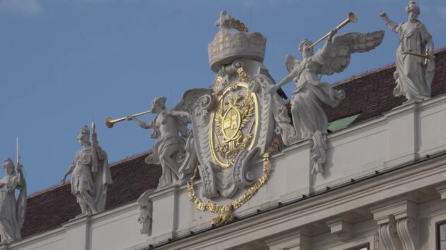 The Hofburg Palace, a complex of buildings that were former imperial residences