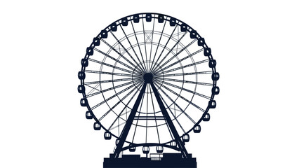 Ferris Wheel Silhouette
