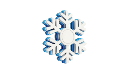 Layered Snowflake Icon