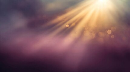 Soft Ethereal Light with Gentle Rays and Delicate Bokeh Effect in Dreamy Pastel Colors for Tranquil Atmosphere