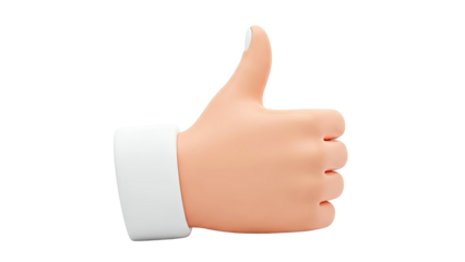 3D Thumbs Up Emoji Icon