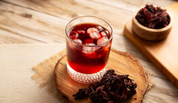 Hibiscus cooler. In Mexico, known as Agua de Jamaica, an infusion made from the hibiscus flower (Hibiscus sabdariffa), which is said to have multiple health benefits. It can be enjoyed hot or cold.