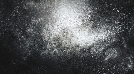 A celestial abstract image with speckled texture that evokes a sense of cosmic grandeur and boundless expanse