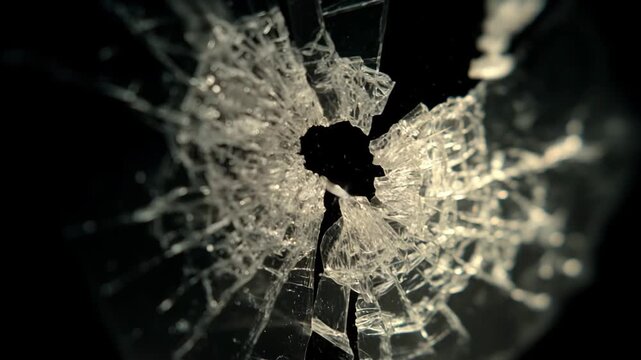abstract fractal background, broken glass