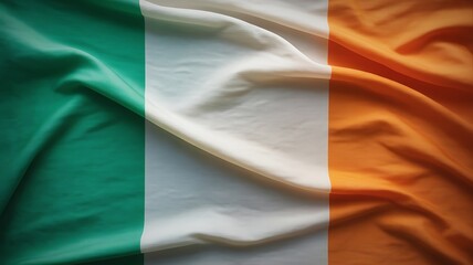 St patrick's day irish flag colors green white orange celebration