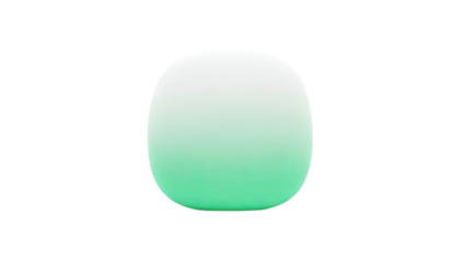 Modern Egg-Shaped Lamp with Green to White Gradient