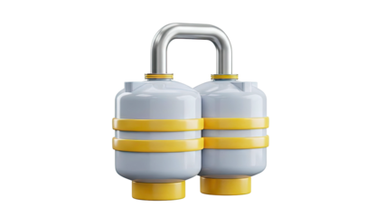 3D Rendering of a Stylized Padlock
