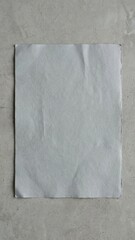 Soft grey paper surface for a neutral and modern vertical design layout