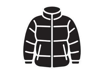 Thermal Jacket icon, Thermal Jacket solid vector