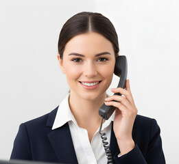 Customer service handled through effective professional telephone communication