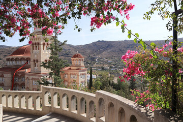 Agios Nektarios  Monastery & Church in the island of  Aegina, Greece, europe © Scarlet_Mari
