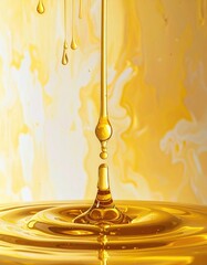 Dripping liquid forming ripples (1)