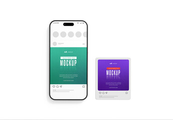 Minimal Social Media Square Post Mockup