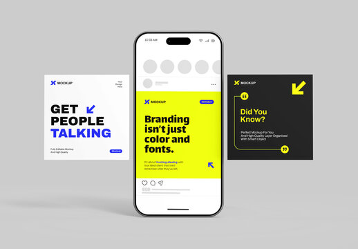Social Media Carousel Mockup