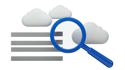 Cloud Search and Data Analysis Concept