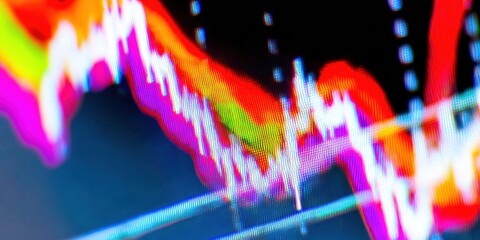 Premium Cryptocurrency Market Analysis Modern Digital Trading Chart for Strategic Investment and Financial Technology Marketing