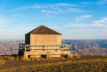 Abandoned Fire Lookout At Canyon Rim