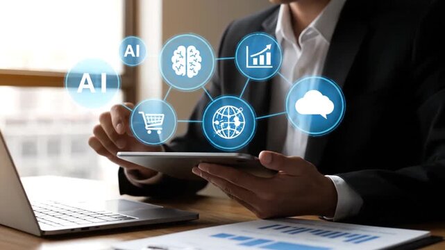 business woman pushing a button on a touch screen interface, business woman pressing a button on a touch screen interface, business man pushing a button on a touch screen interface