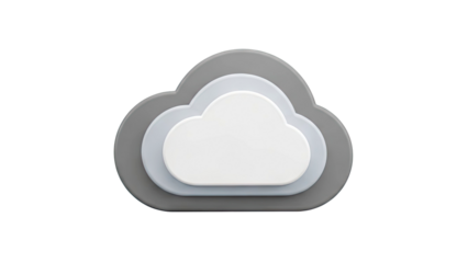 Layered Cloud Icon