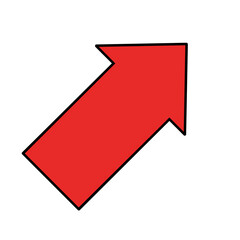 赤い矢印アイコン　注目　