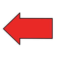 赤い矢印アイコン　注目　