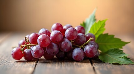 bunch of grapes on the vine