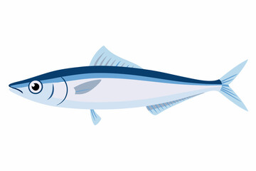 Fototapeta premium a blue and white fish with a dark blue stripe on its back