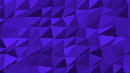 Fototapeta premium Abstract Low Poly Crystal Geometric Vector Background