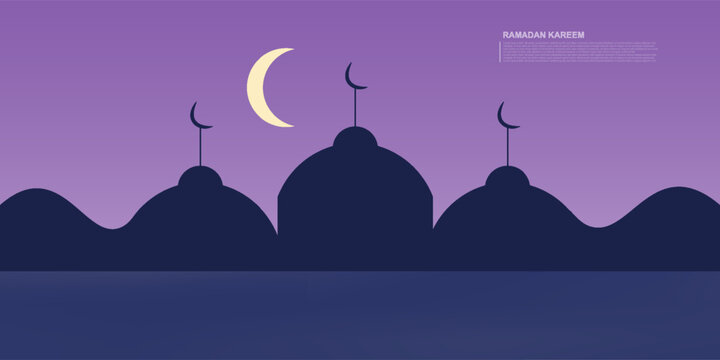 banner design with Islamic and Ramadan themes