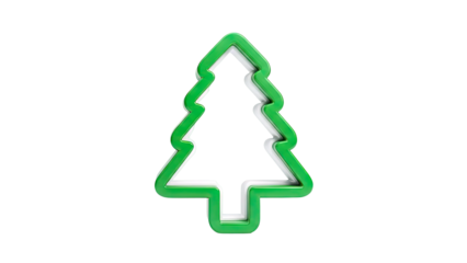 Green Christmas Tree Cookie Cutter