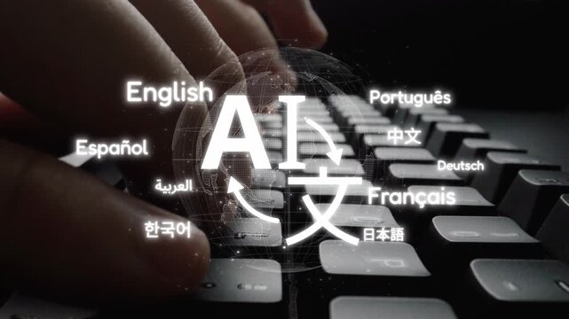 Global communication with multiple languages, digital translation tools, multilingual technology, cross-cultural communication, and virtual language learning environments. Muxer