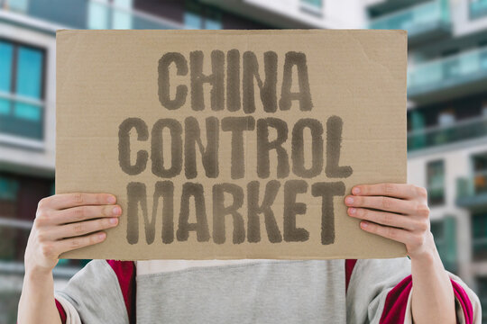 "China Control Market" Beijing dominates global technology supply chains. CHINA. DOMINANCE. SUPPLY. MARKET. TECHNOLOGY.