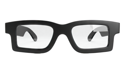 Bold Black Square Eyeglasses