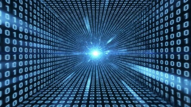 Digital binary tunnel with light