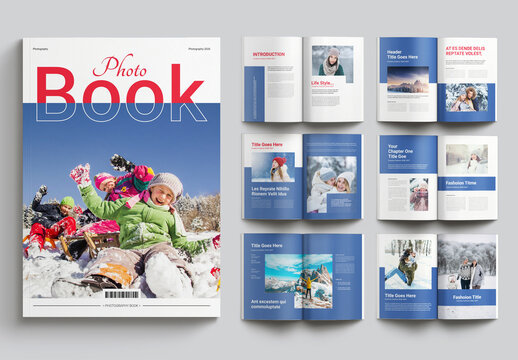 Photo Book Album Layout