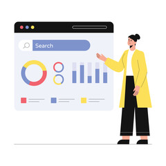 Keywords Research Vector Illustration EPS 10 File