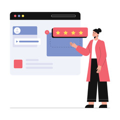 Page Ranking Vector Illustration EPS 10 File