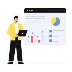 SEO Strategy Vector Illustration EPS 10 File