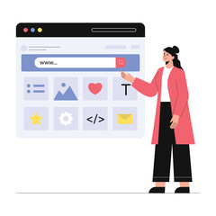 Adaptive Responsive Vector Illustration EPS 10 File