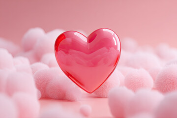 Obraz premium Valentine day concept with heart 