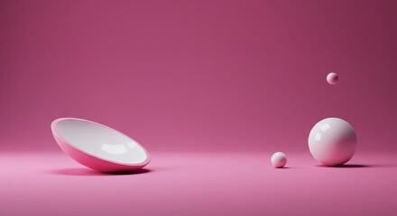 Minimalist conceptual background showing a pure void or empty space ready for new ideas and conceptual growth, smooth, possibility, zero