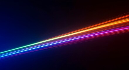 Intense colorful light trails creating an optical illusion of residual vision in a vibrant abstract background, vibrant, vision, sensory