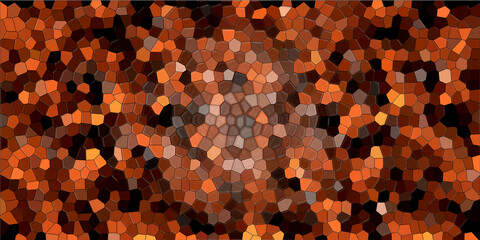 Brown Abstract Stained Glass Backgroun